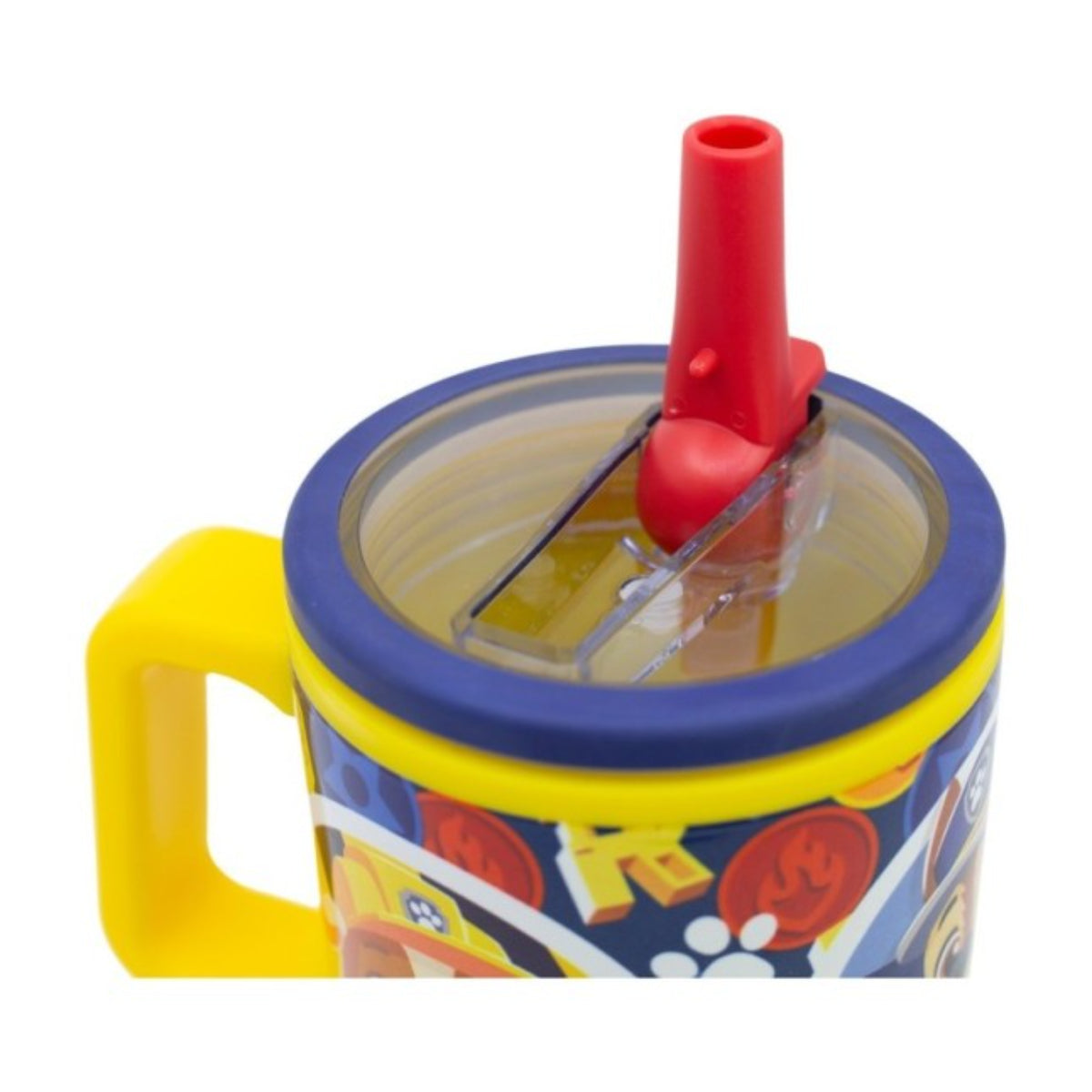 Paw Patrol Thermobecher 640 ml Edelstahl doppelwandiger Trinkbecher mit Trinkhalm
