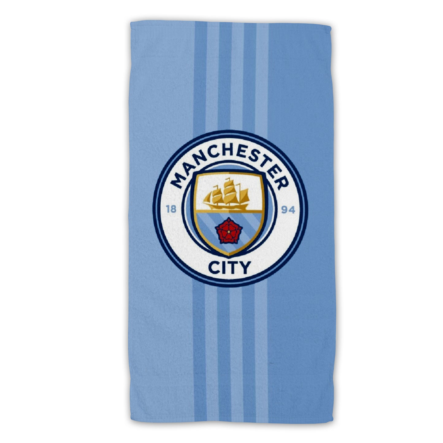 Manchester City Badetuch – Kinder Strandhandtuch aus 100 % Baumwolle