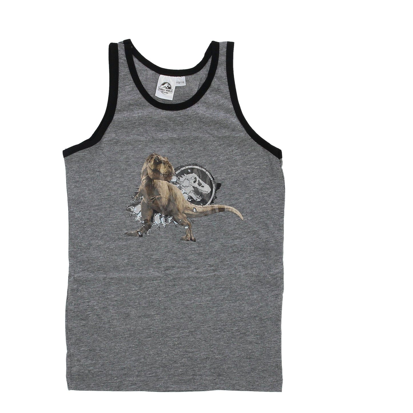 Jurassic World Unterhemd Shirt 2er Pack 100% Baumwolle Unterwäsche für Jungen