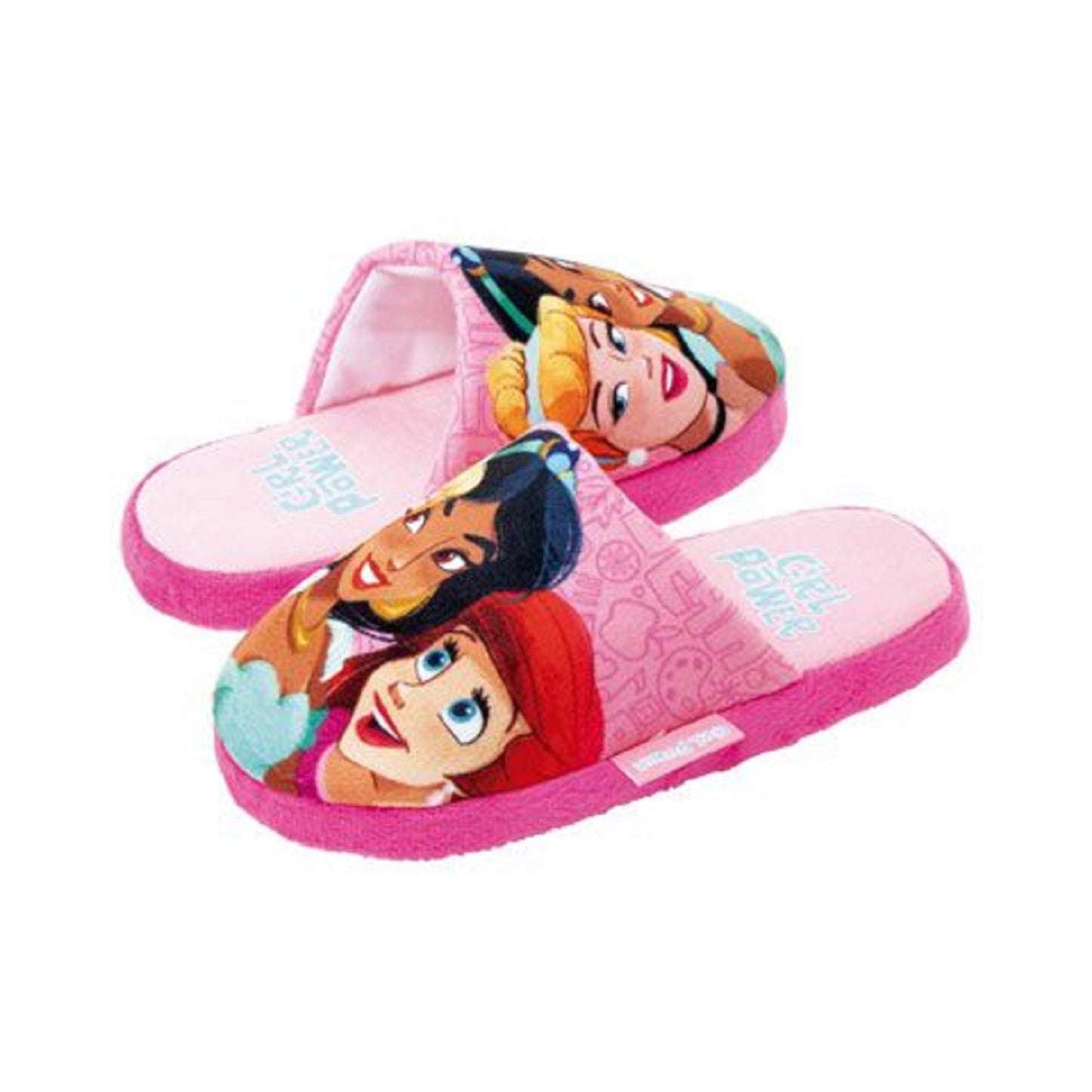 Disney Princess Hausschuhe Rutschfeste Pantoffeln im Prinzessinnen-Design