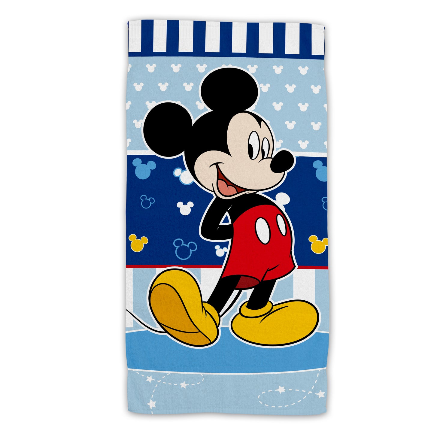 Disney Mickey Mouse Baumwolle Strandtuch Frottee Badetuch mit Premium Druck, 70x140 cm