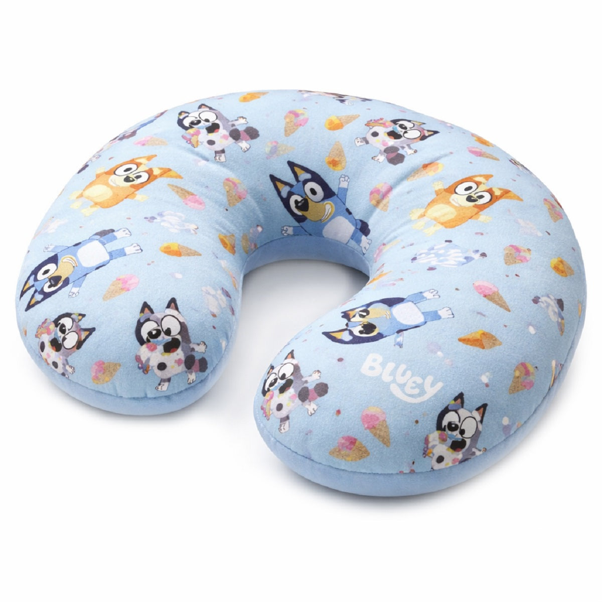 Bluey Travel Cushion für Kinder ideal für Auto Bahn und Flugzeug