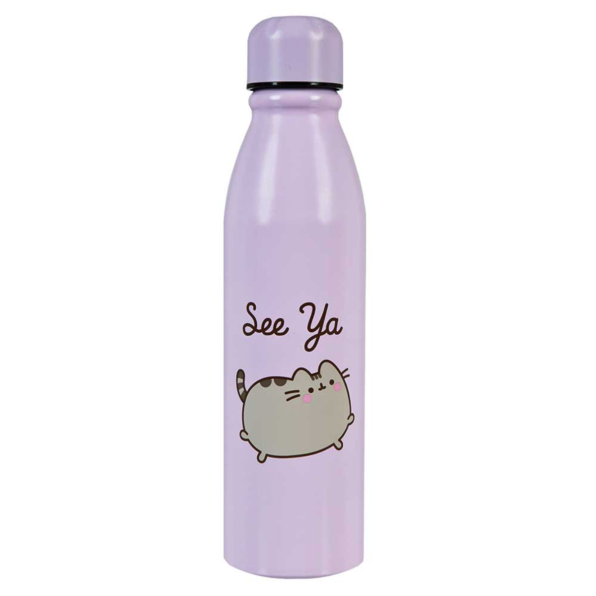 Pusheen 600 ml Wasserflasche Aluminium Trinkflasche mehrfarbig Schule Freizeit