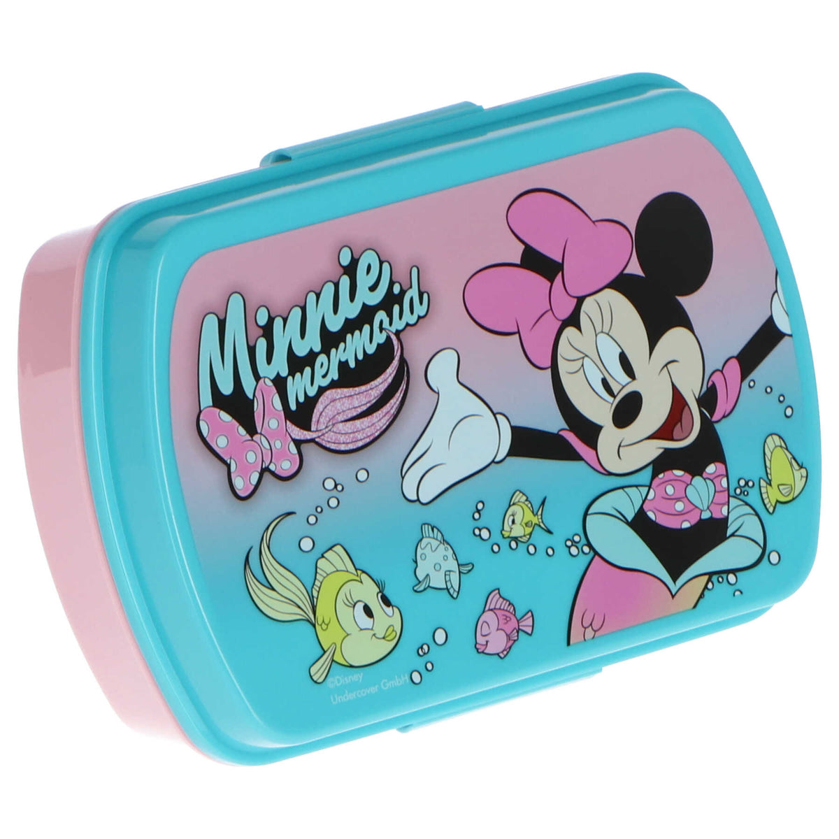 Disney Minnie Mouse Pausenset Lunchbox Aluminium Trinkflasche für Kindergarten Schule Freizeit und Reisen