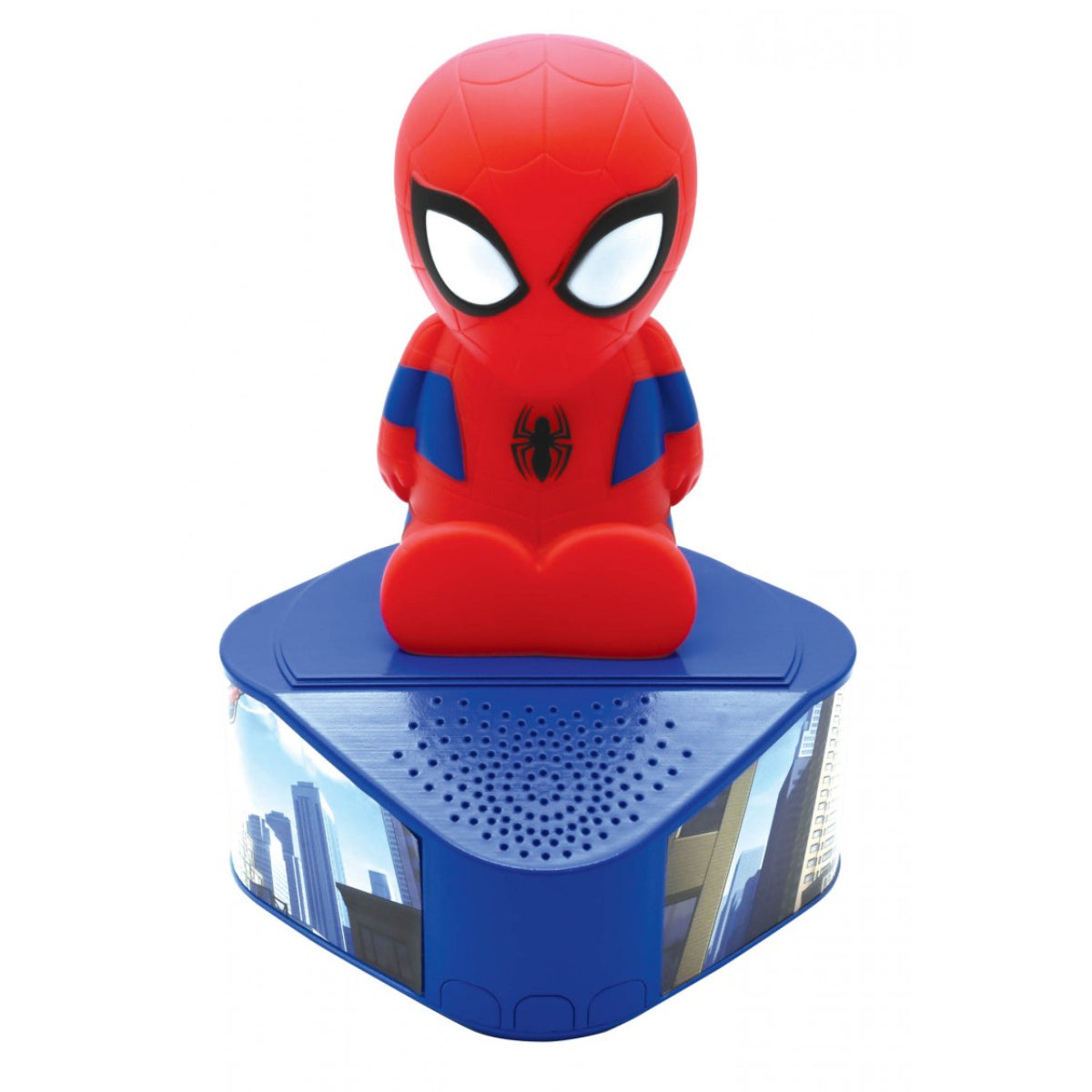 Spiderman Kinder Karaoke Player Bluetooth Musikbox mit 2 Mikrofonen Aufnahmefunktion