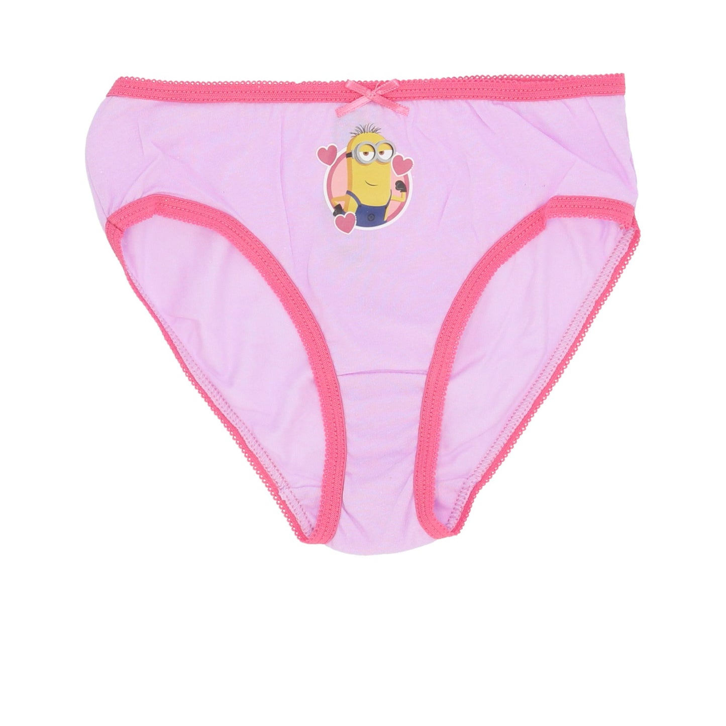 Minions Mädchen Slips 3er Set Baumwolle Kinder Unterwäsche Alltag