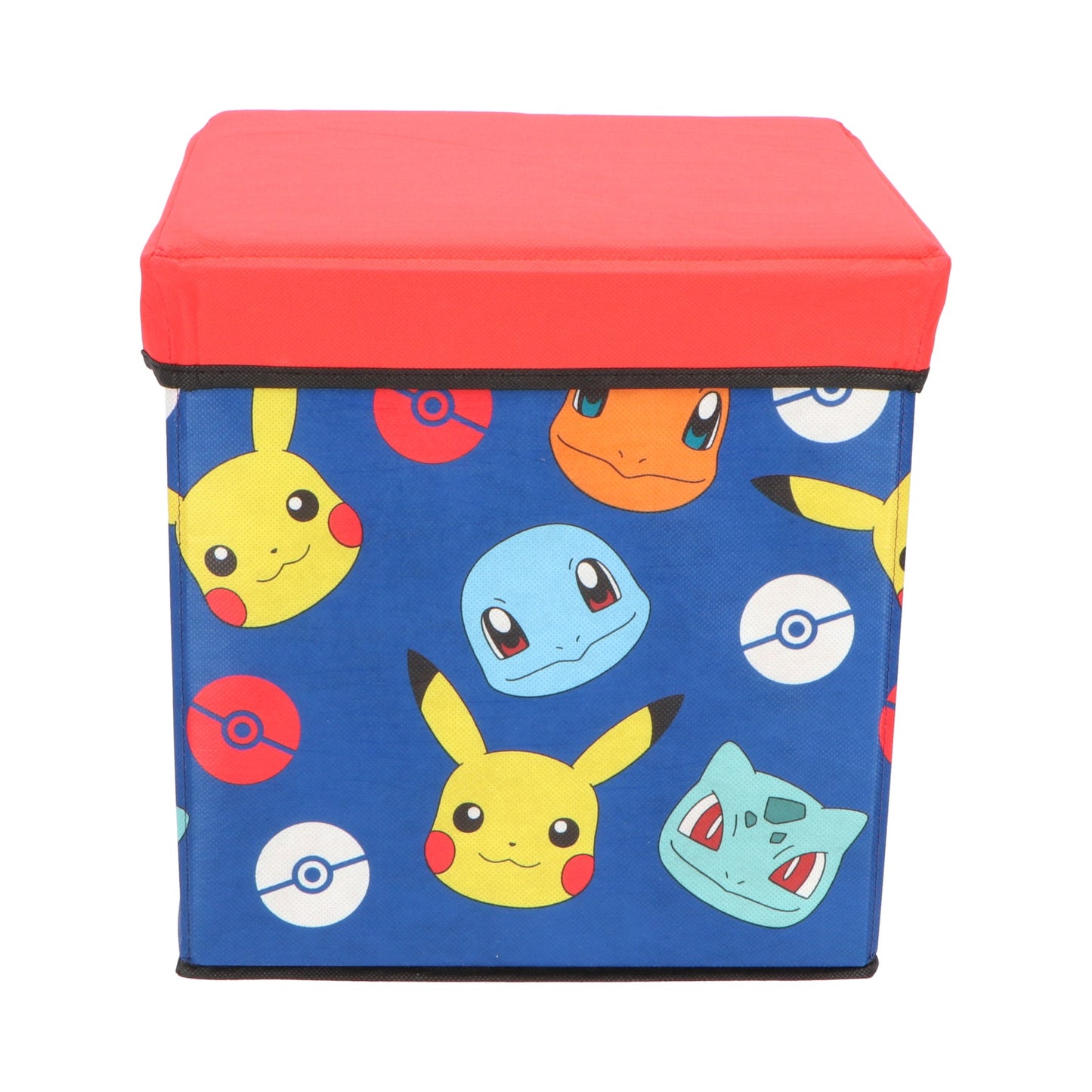 Pokemon Aufbewahrungsbox mit Sitzfunktion und Stauraum 30 × 30 × 30 cm