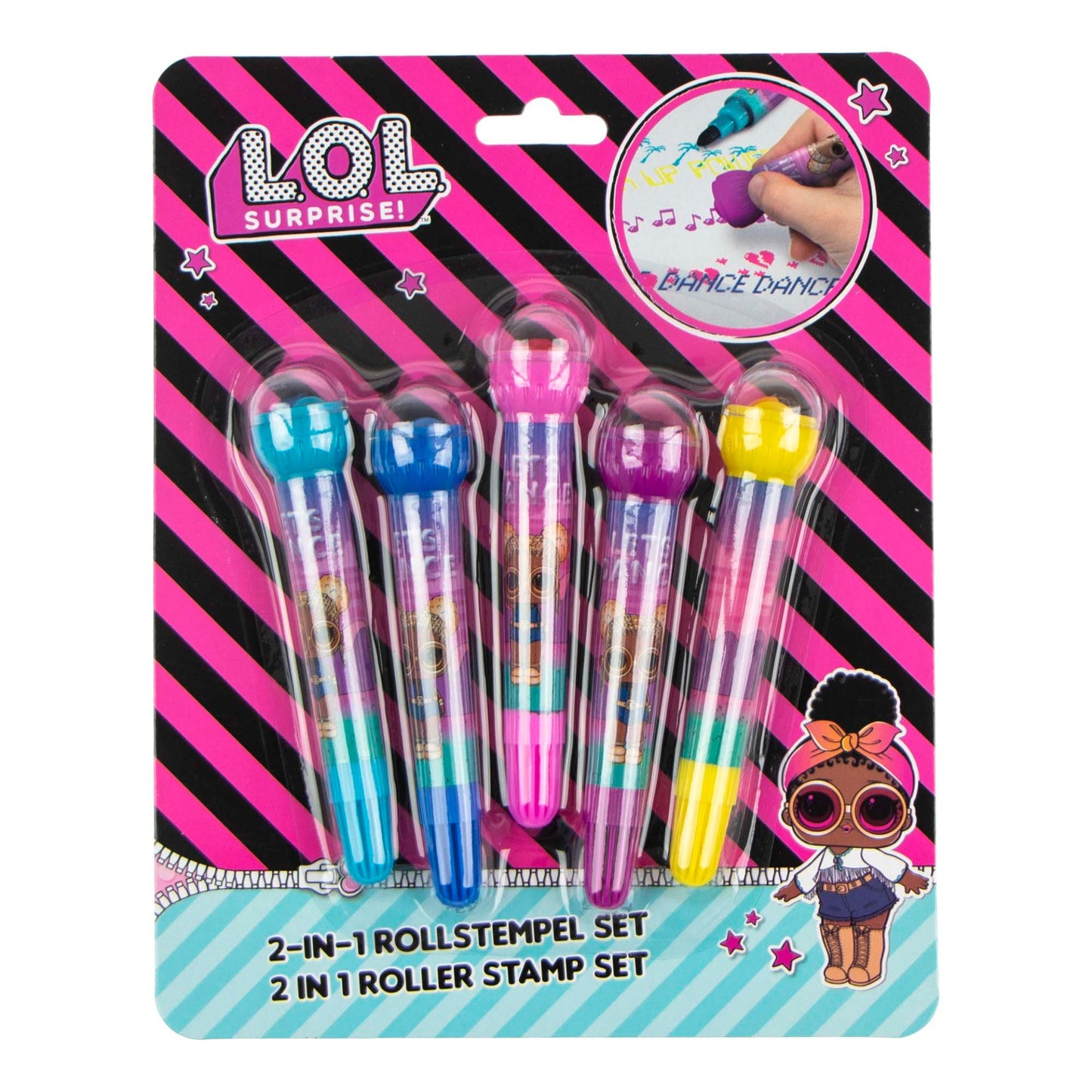 LOL Surprise Rollenstempelset Kinder Bastelzubehör Kreativspielzeug