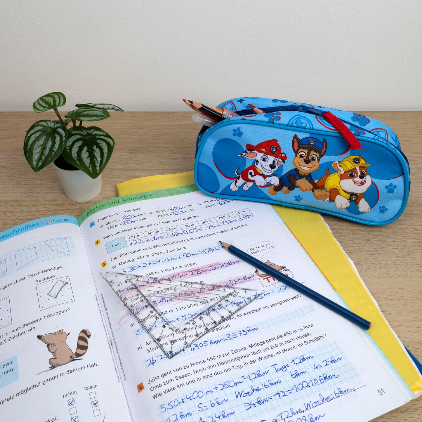 Paw Patrol Federmäppchen mehrfarbig Kinder Etui Schulmäppchen