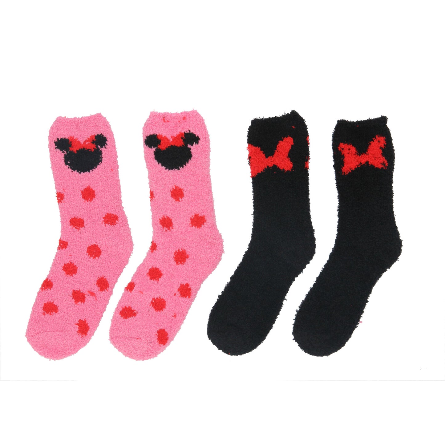 Disney Minnie Mouse 2er Pack Socke mehrfarbig weich atmungsaktiv aus Baumwolle