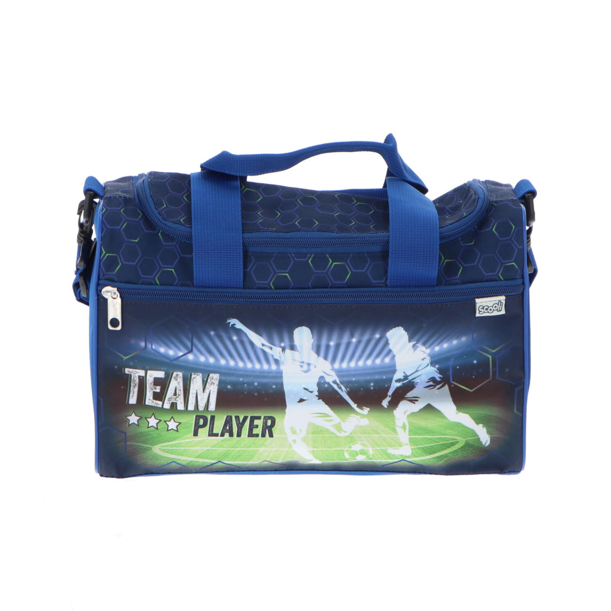 Team Player Reisetasche Sporttasche Blau mit Tragegriffen kompakt