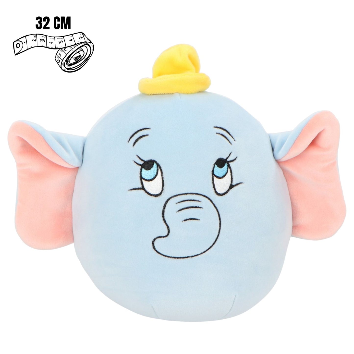 Disney Dumbo Squishy 32 cm weiche Spielzeugfigur in Grau für Kinder