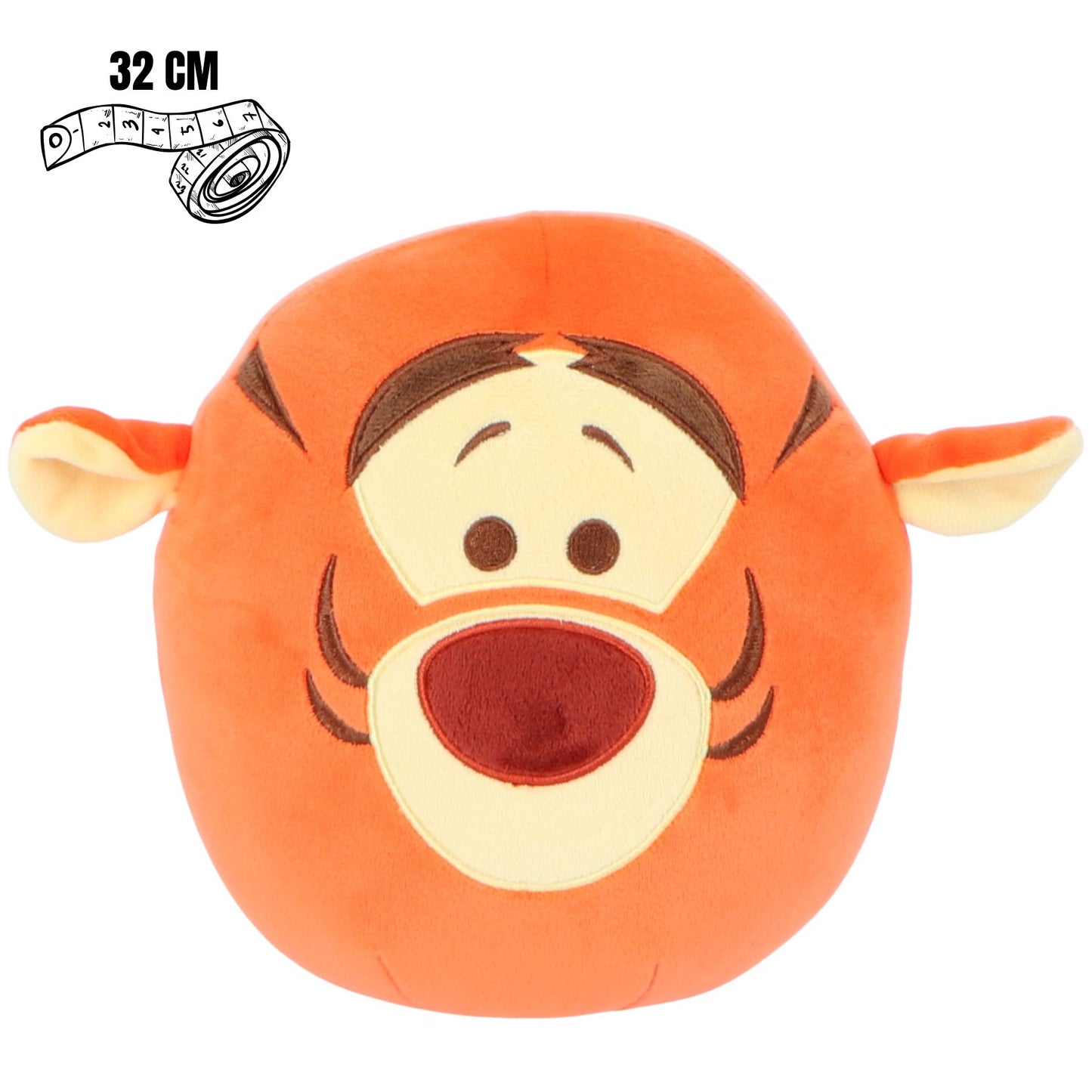 Disney Winnie the Pooh Kleiner Tiger Squishy 32 cm weiche Spielzeugfigur in Orange