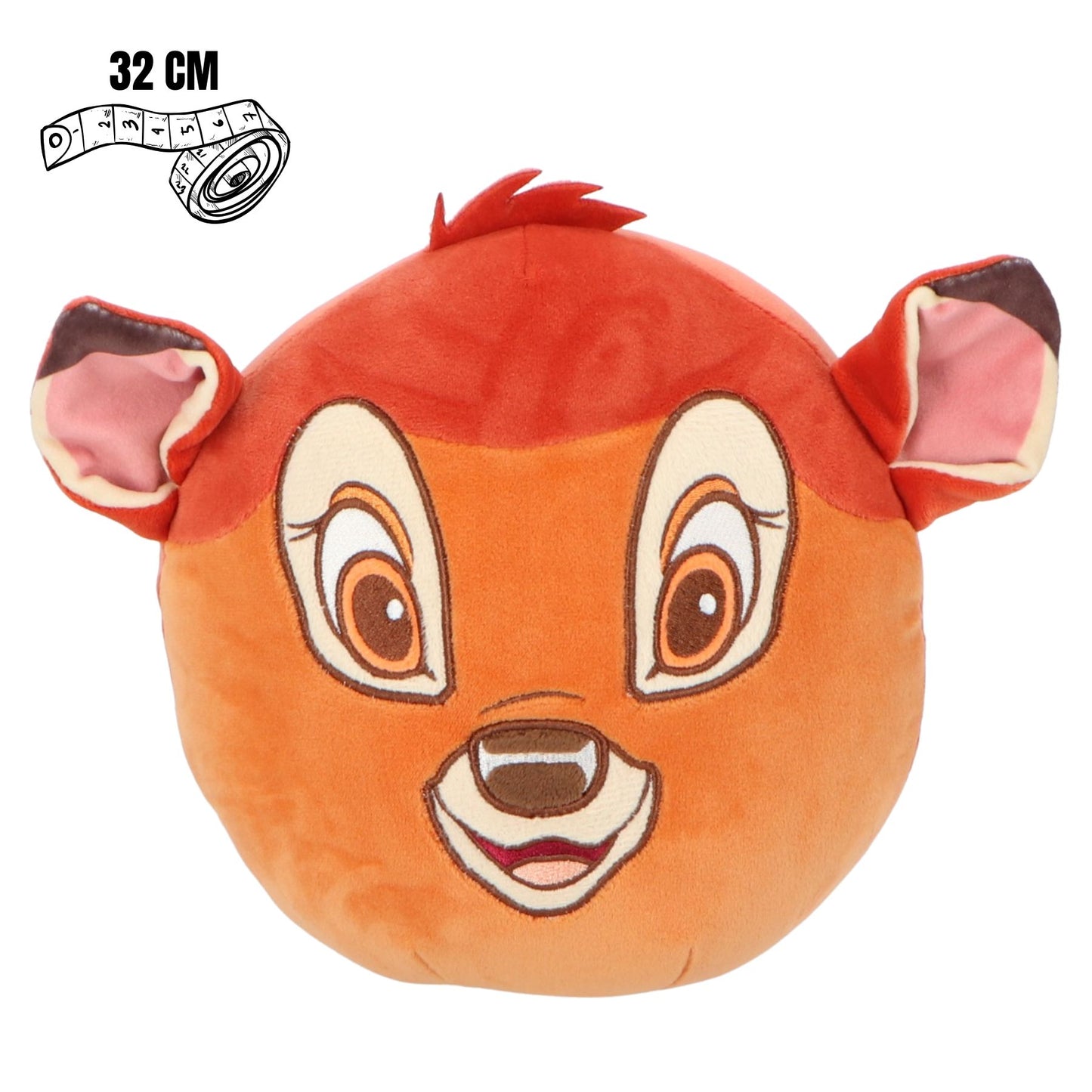 Disney Bambi Squishy 32 cm weiche Spielzeugfigur in Orange für Kinder