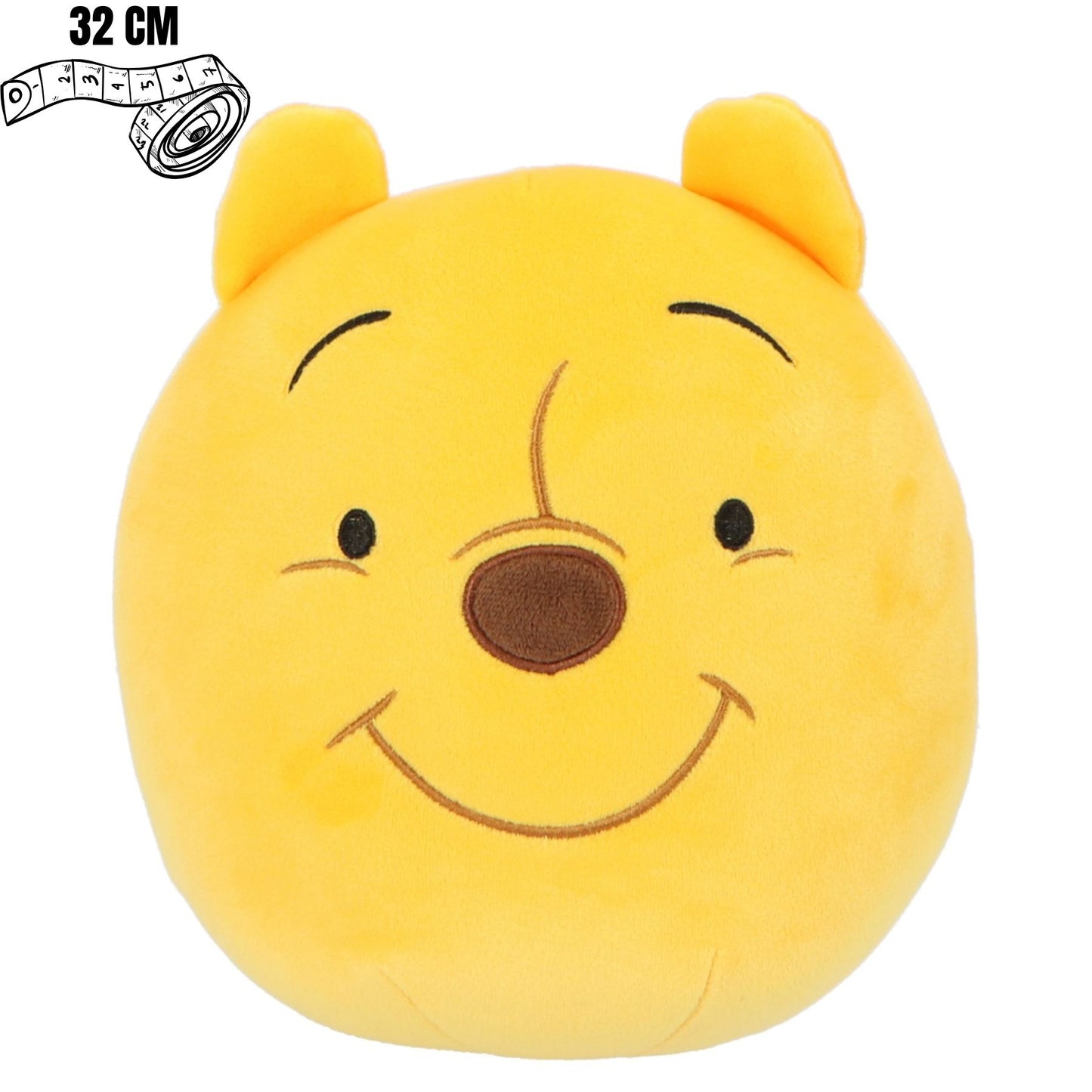 Disney Winnie the Pooh Squishy 32 cm weiche Spielzeugfigur in Gelb für Kinder