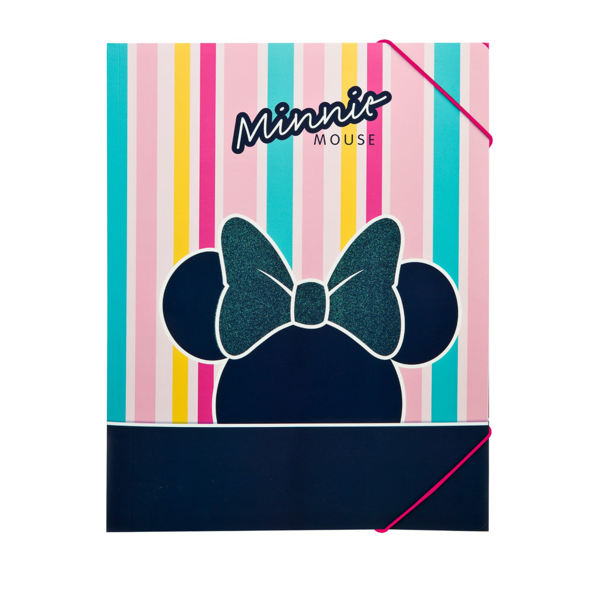 Disney Minnie Mouse Sammelmappe Gummizug Mappe Kinder Schule A4 Ablage