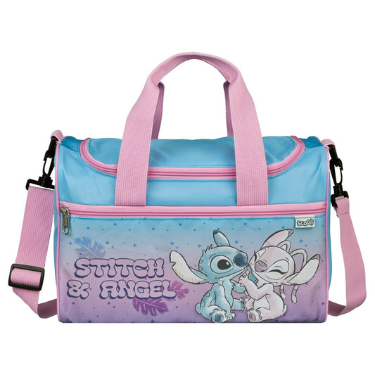 Disney Lilo & Stitch Sporttasche Kinder 35 × 16 × 23 cm Reisetasche mit Schultergurt für Sport Schule und Freizeit