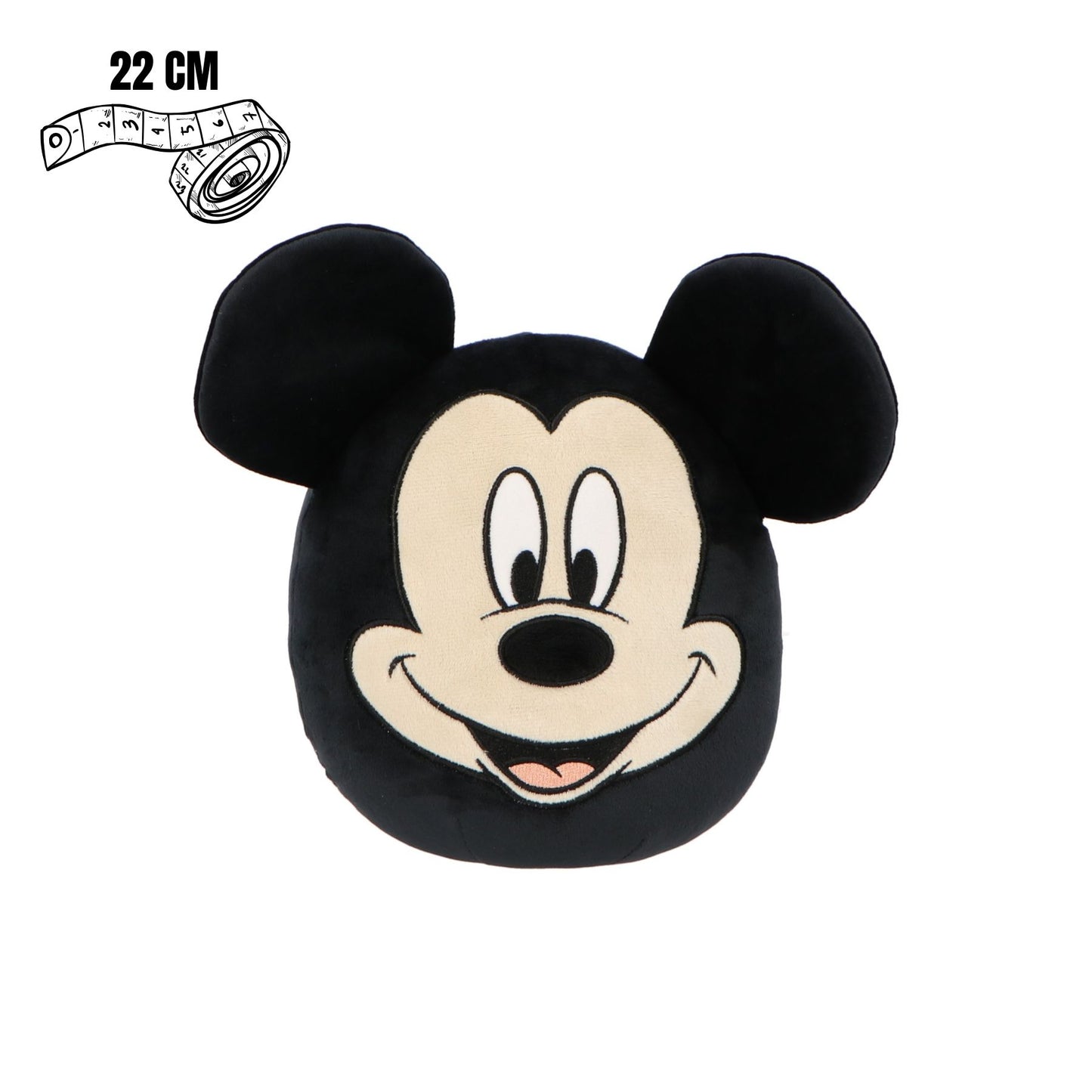 Disney Mickey Mouse Squishy Knautschfigur 22 cm Schwarz Soft Toy für Alltag Schule