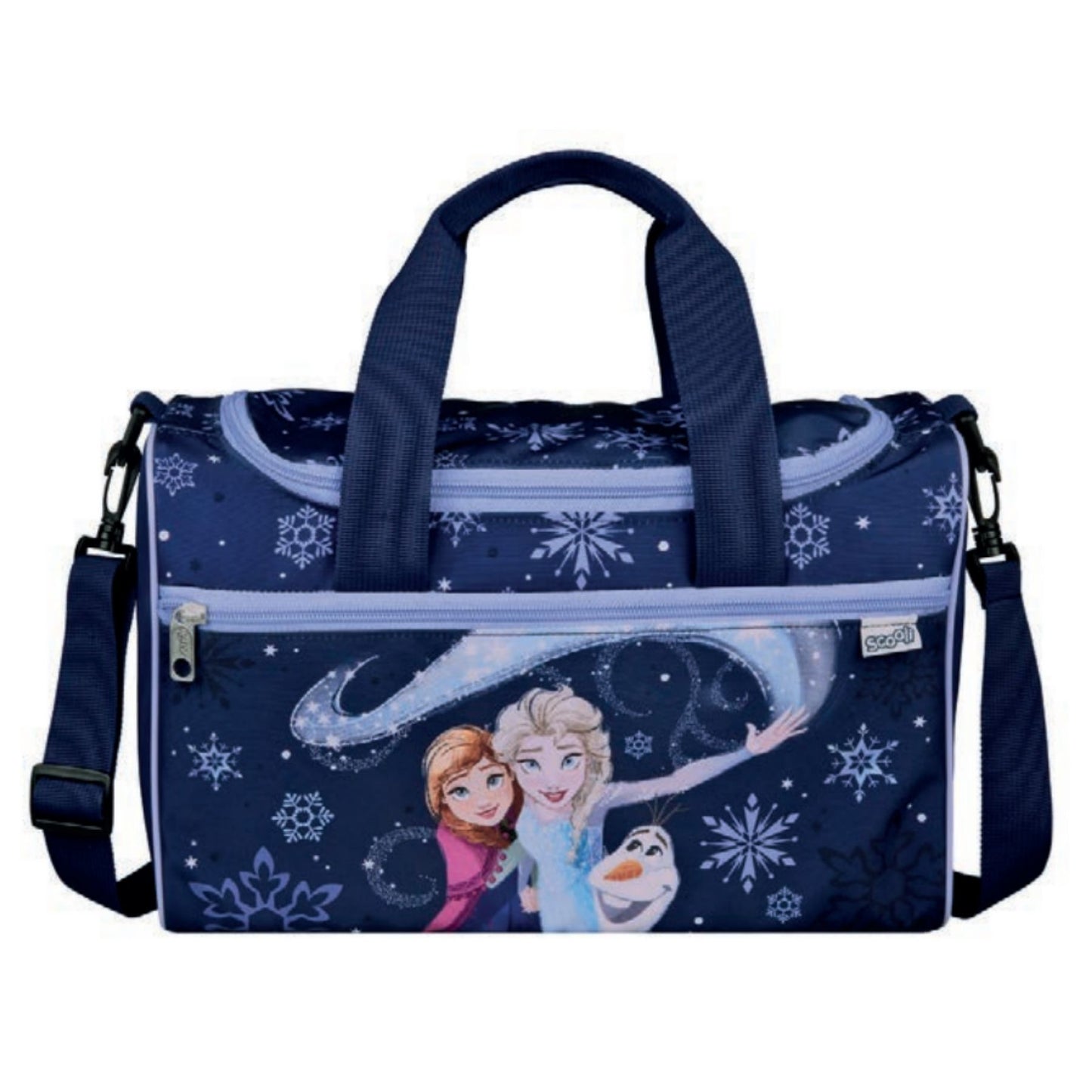 Disney Frozen Sporttasche Kinder 35 × 16 × 23 cm Reisetasche mit Schultergurt für Sport Schule und Freizeit