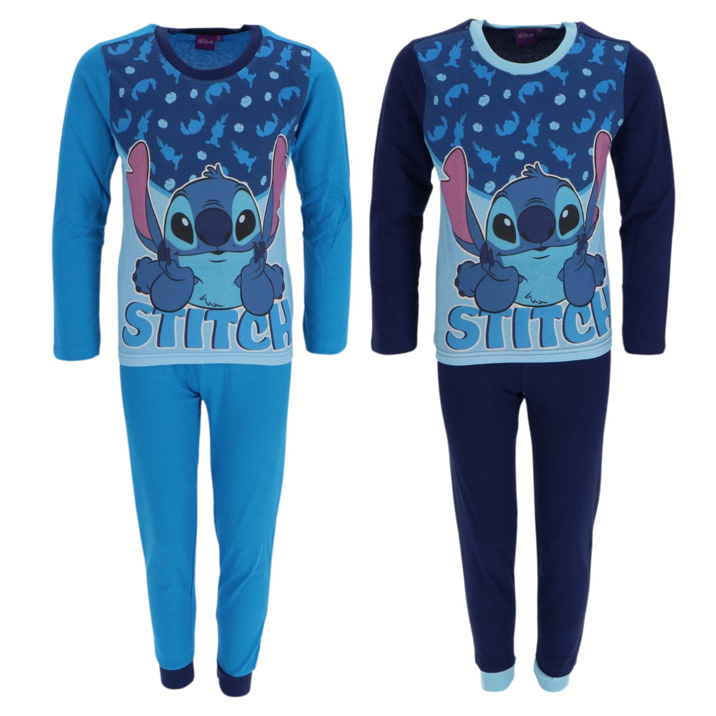 Lilo & Stitch Kinder Pyjama Schlafanzug Langarm Zweiteiler aus Baumwolle