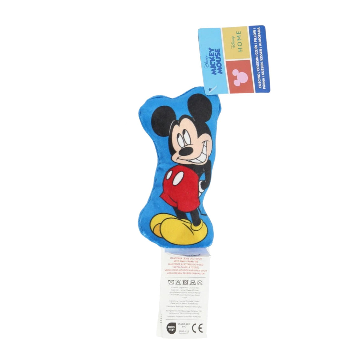 Disney Mickey Mouse Mini Kissen 15 cm Dekokissen Kuschelkissen für Kinderzimmer Sofa und Reise