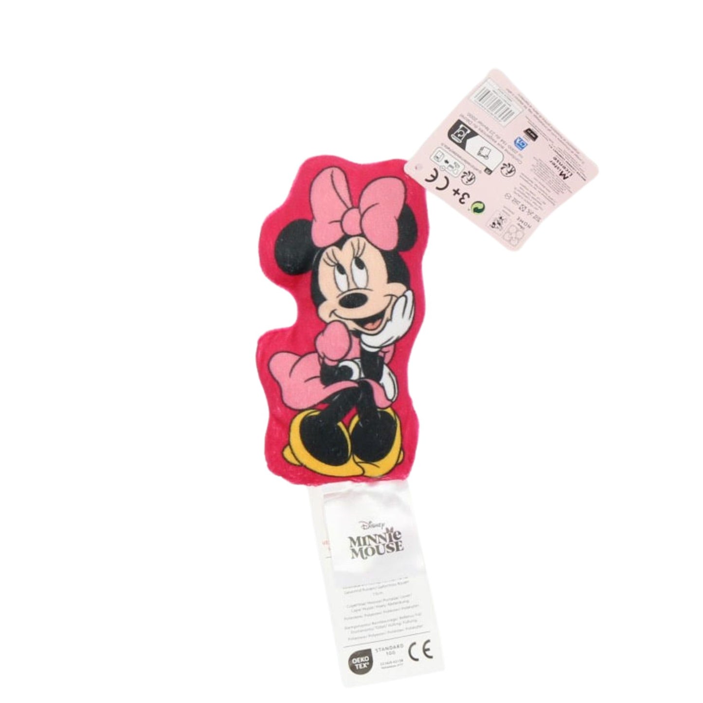 Disney Minnie Mouse Mini Kissen 15 cm Dekokissen Kuschelkissen für Kinderzimmer Sofa und Reise