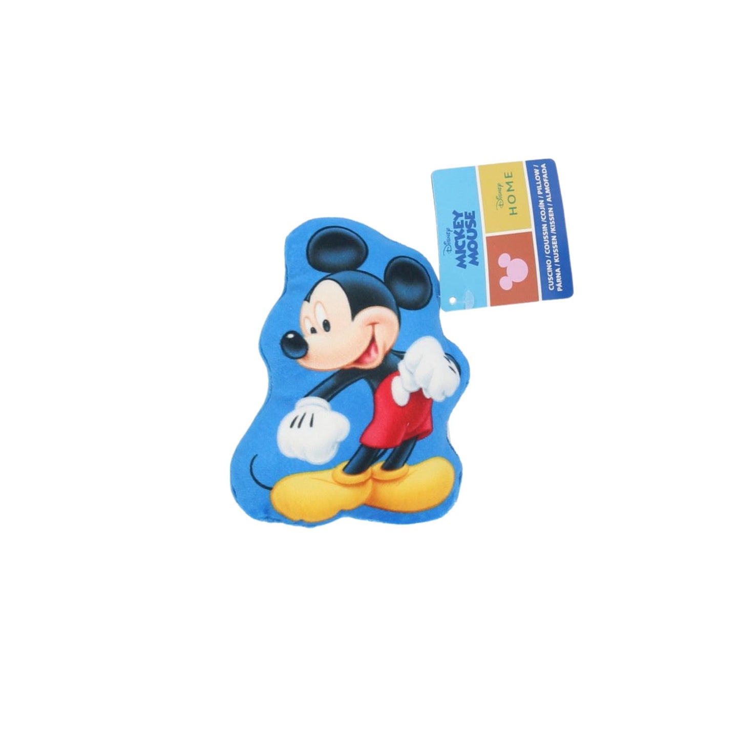 Disney Mickey Mouse Mini Kissen 15 cm Dekokissen Kuschelkissen für Kinderzimmer Sofa und Reise