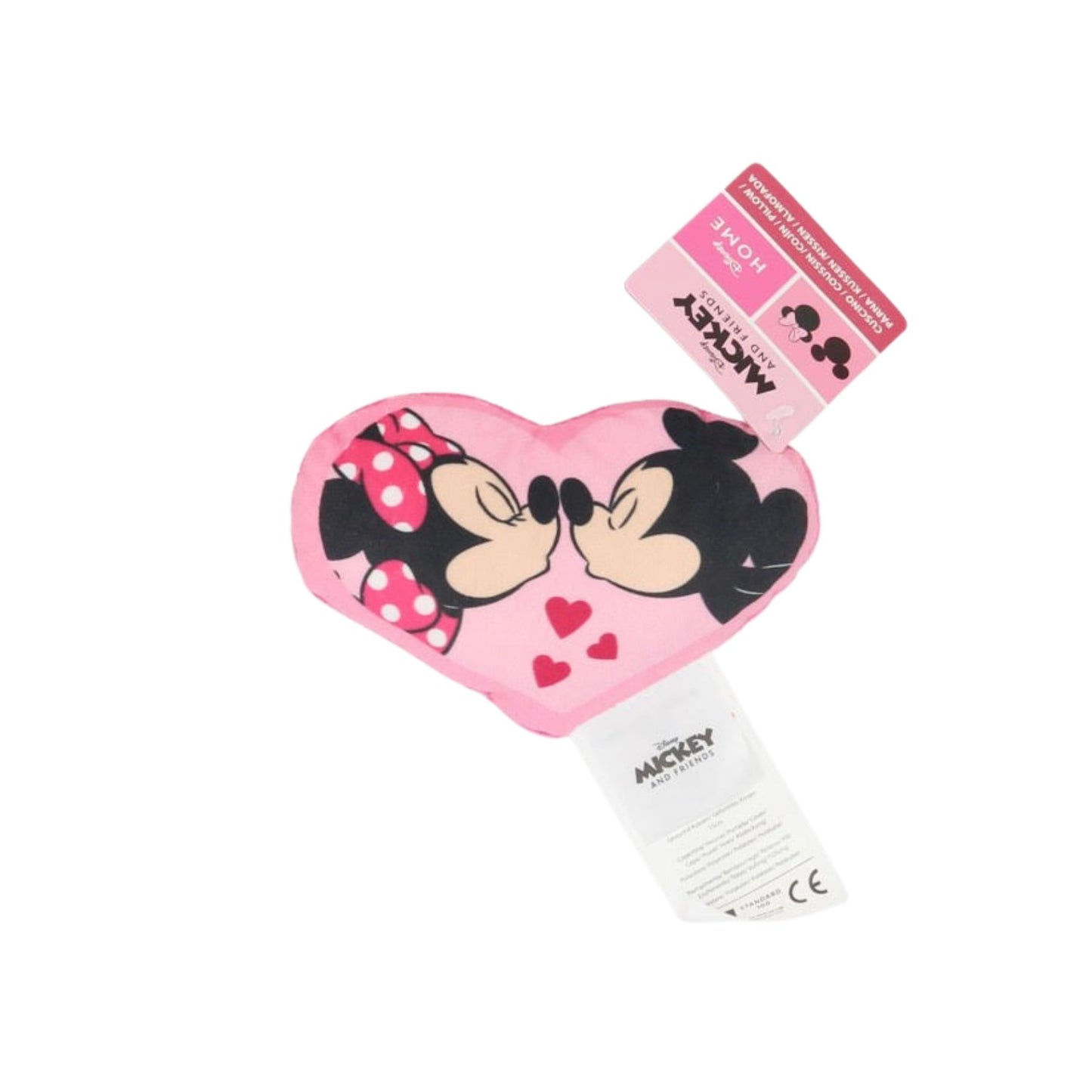 Disney Minnie Mouse Mini Kissen 15 cm Dekokissen Kuschelkissen für Kinderzimmer Sofa und Reise
