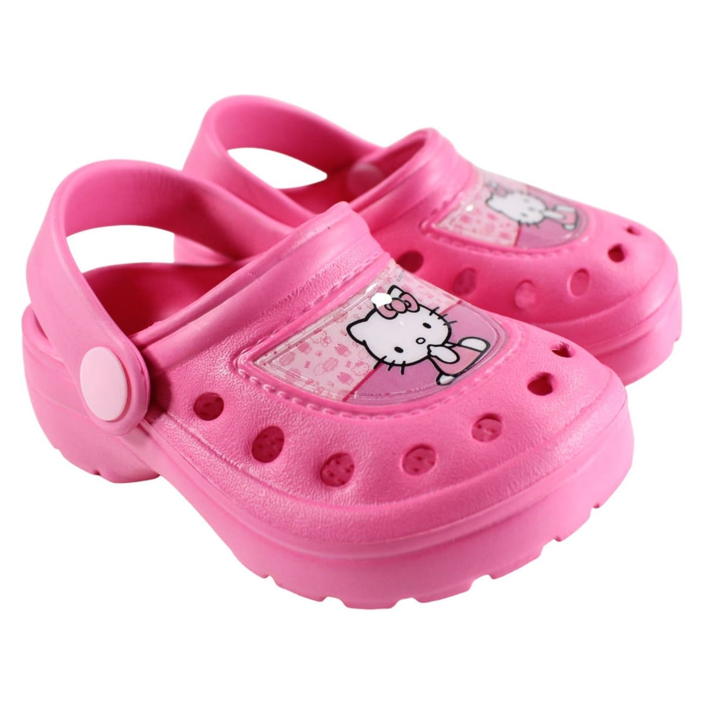 Hello Kitty Kinder Clogs Sandale mit Fersenriemen und rutschfester Sohle für Alltag und Freizeit