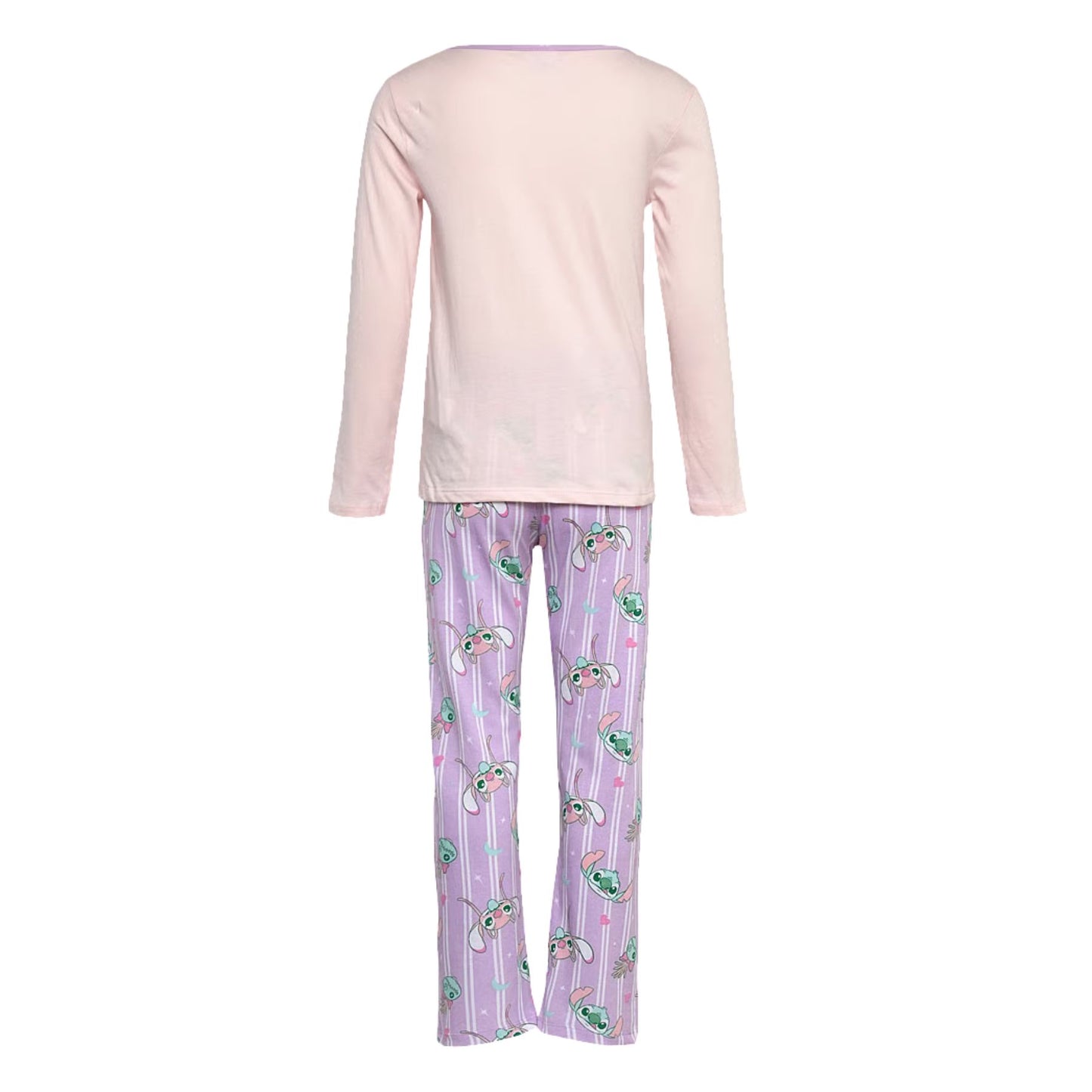 Lilo & Stitch Kinder Pyjama Schlafanzug Langarm Zweiteiler aus Baumwolle