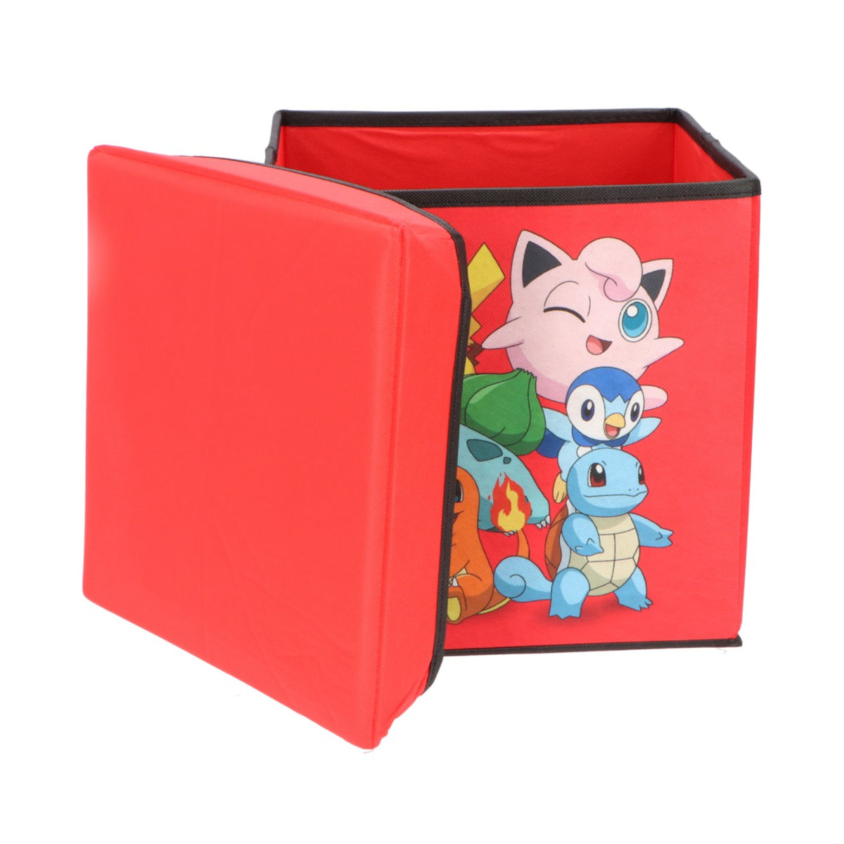 Pokemon Aufbewahrungsbox mit Sitzfunktion und Stauraum 30 × 30 × 30 cm