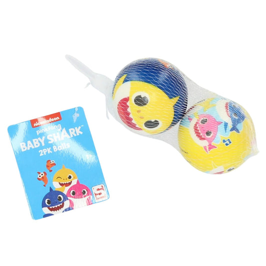 Baby Shark Ballspiel Set mit 2 Bällen – Kinder Spielset ab 3 Jahren