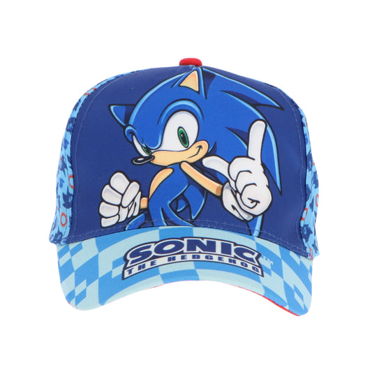 Sonic Kappe Kinder Blaue Baseball Cap für Freizeit Sommer und Alltag