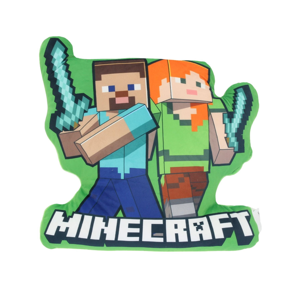 Minecraft 3D Kissen 40 cm Kuschelkissen 1 Stück Dekokissen Sofakissen Grün