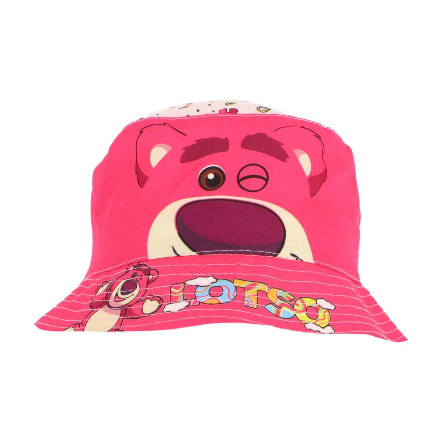 Toy Story Lotso Bucket Hat Anglerhut Sonnenhut aus 100% Baumwolle