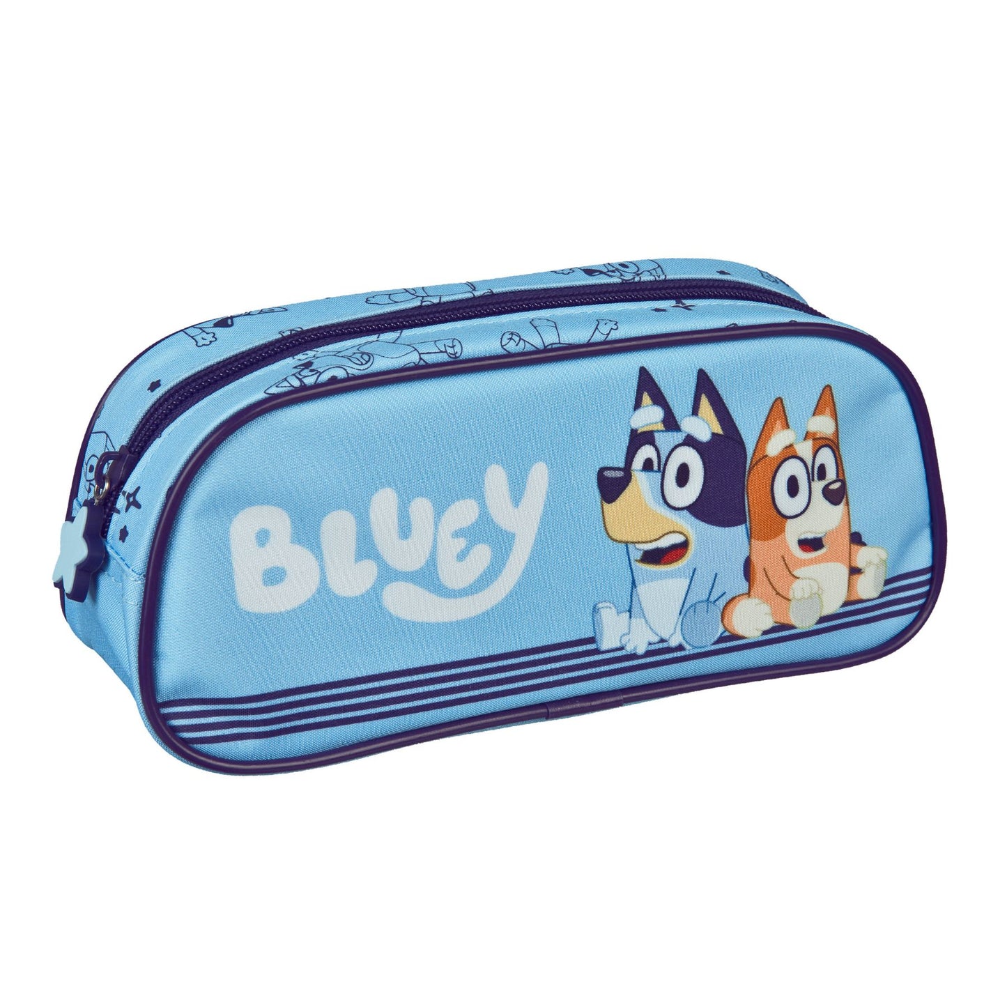 Bluey Mäppchen Kinder Schulmäppchen Etui Stifte Tasche