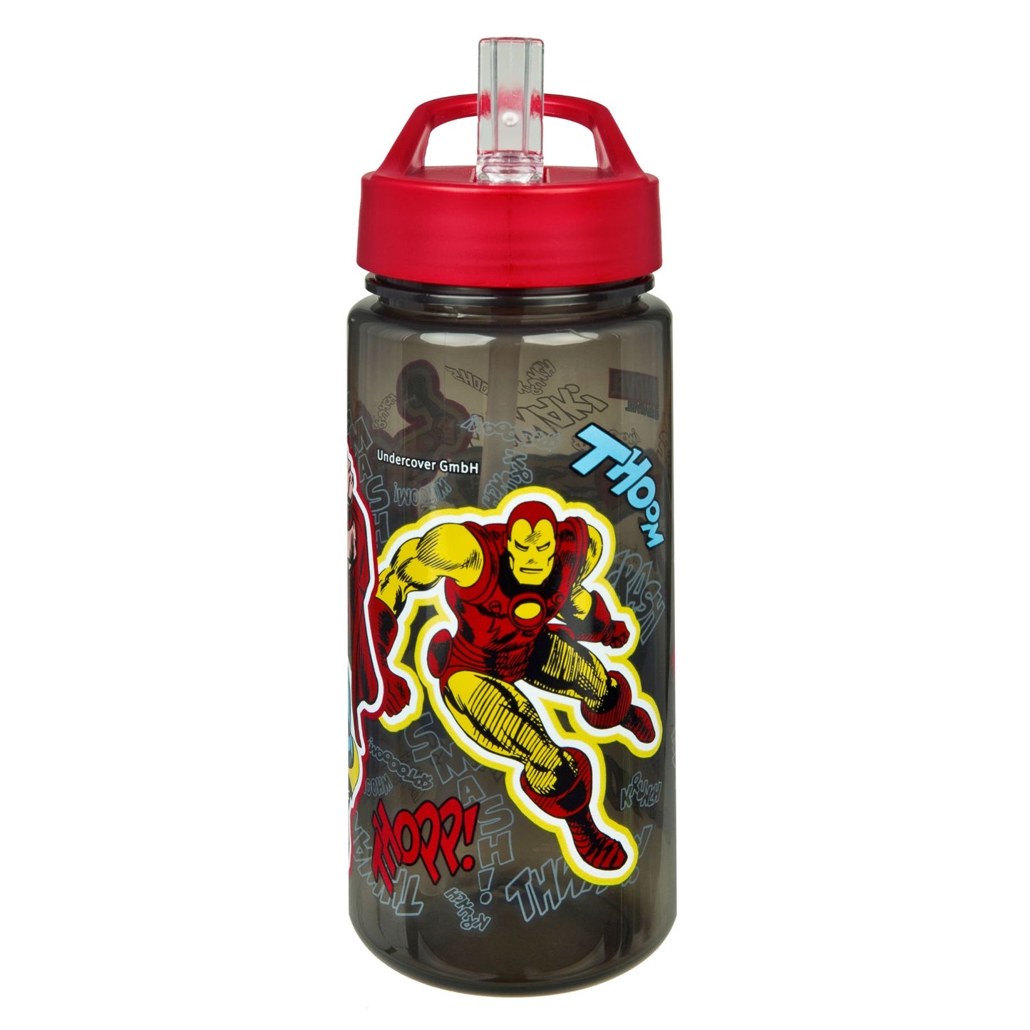 Marvel Avengers 500 ml Kinder Trinkflasche mehrfarbig Wasserflasche für Alltag Schule