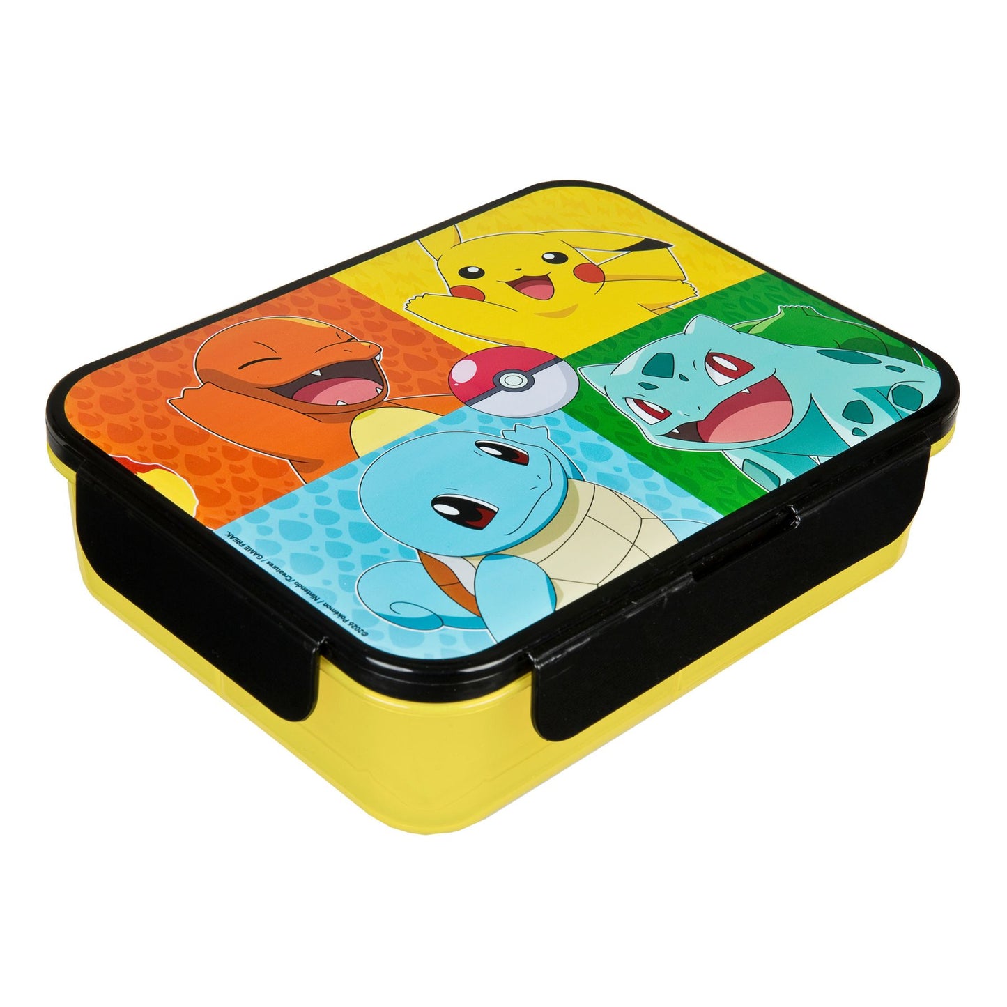Pokemon Lunchbox gelb Brotdose Pausenbox für Alltag Schule und unterwegs