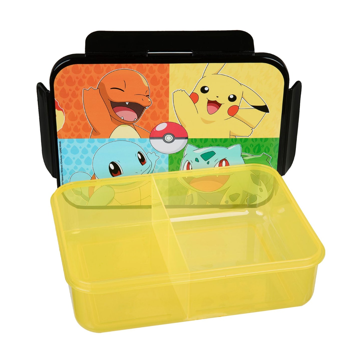 Pokemon Lunchbox gelb Brotdose Pausenbox für Alltag Schule und unterwegs