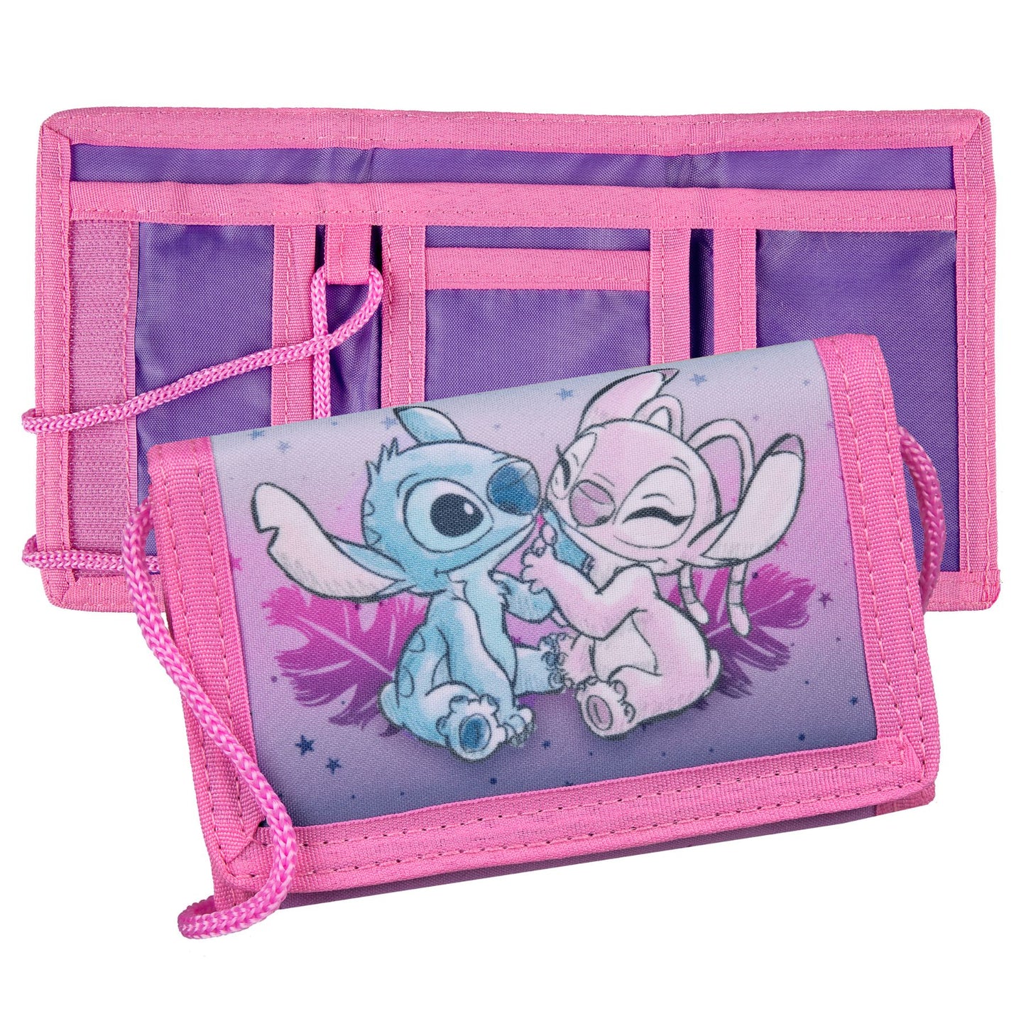 Disney Stitch Portemonnaie mehrfarbig Geldbörse Geldbeutel für Schule Freizeit und Reise