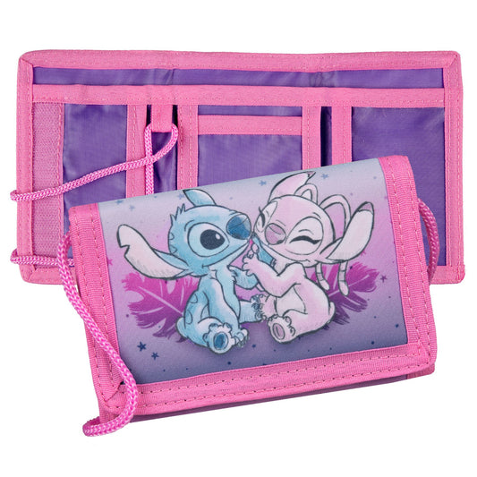Disney Stitch Portemonnaie mehrfarbig Geldbörse Geldbeutel für Schule Freizeit und Reise