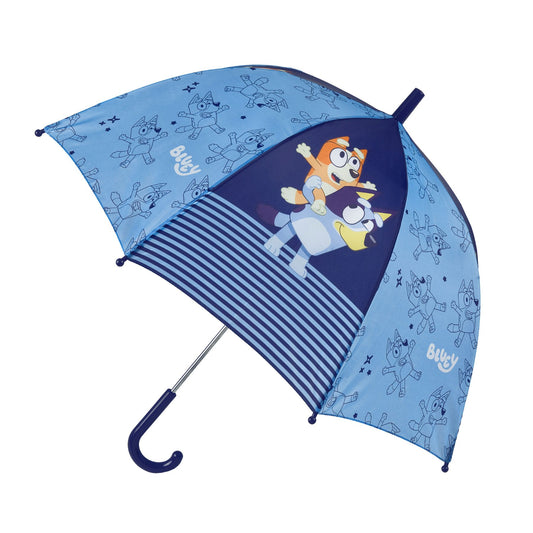 Bluey ⌀ 69 cm Regenschirm transparent Kinder Schirm für Regen Alltag