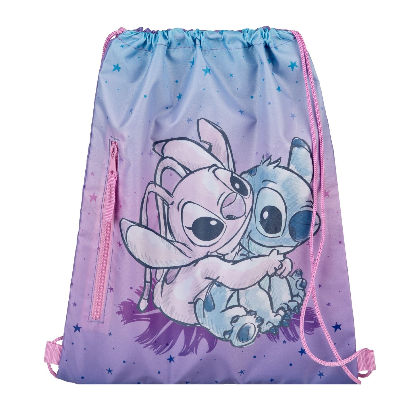 Disney Stitch Turnbeutel mehrfarbig Sporttasche Beutel für Schule Sport und Freizeit
