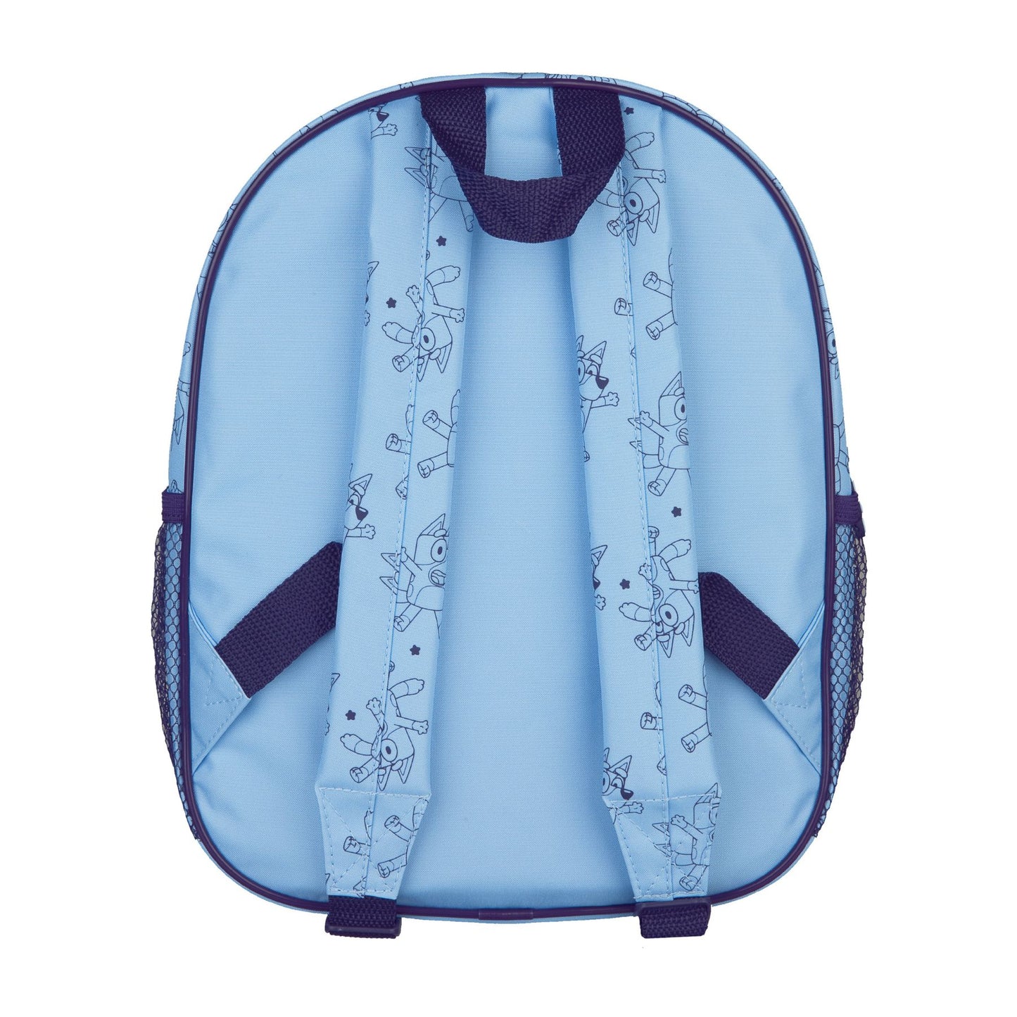 Bluey 3D Rucksack blau Kinder Backpack für Kindergarten Schule Freizeit und Reise