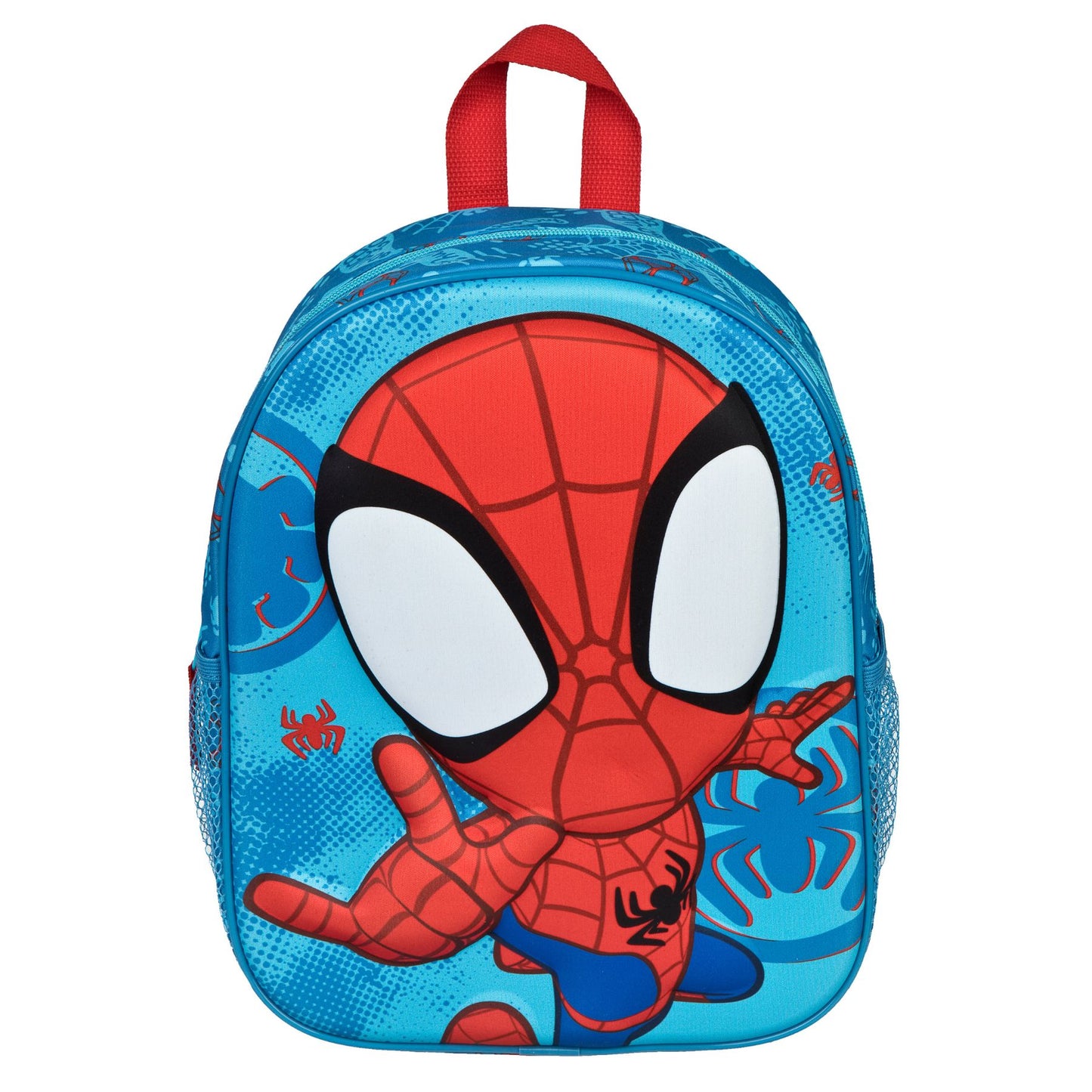Marvel Spidey Kinder Rucksack 3D blau Backpack für Kindergarten Schule Freizeit und Reise