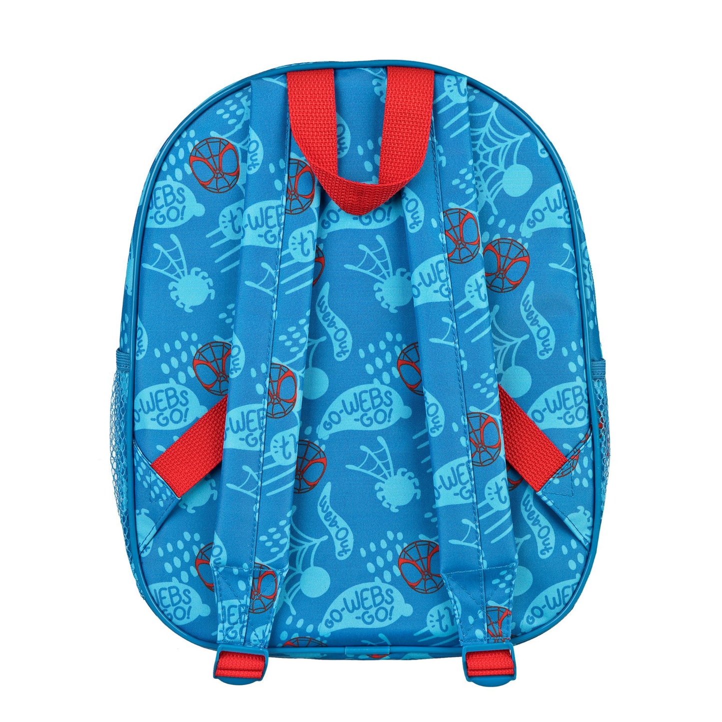 Marvel Spidey Kinder Rucksack 3D blau Backpack für Kindergarten Schule Freizeit und Reise