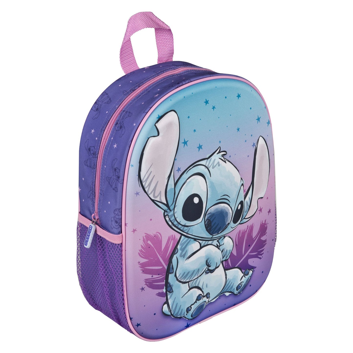 Disney Stitch 3D Rucksack mehrfarbig Kinder Backpack für Kindergarten Schule Freizeit und Reise