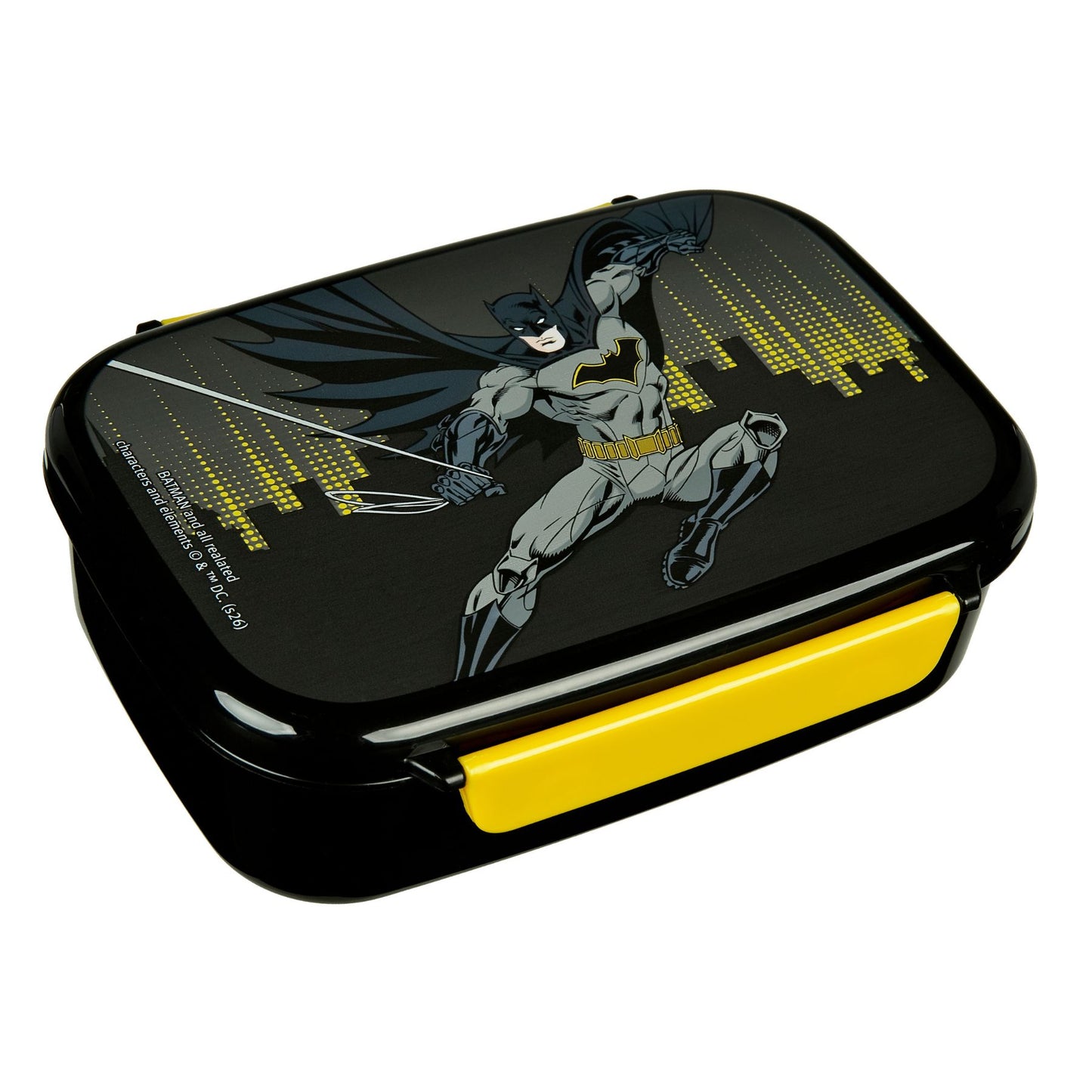 Batman Lunchbox mehrfarbig Brotdose Pausenbox für Alltag Schule und unterwegs