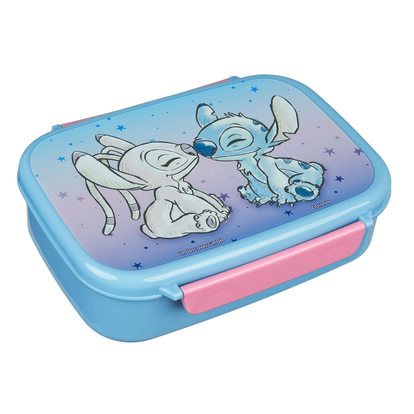 Disney Stitch Brotdose blau Kinder Lunchbox Pausenbox für Alltag Freizeit und unterwegs