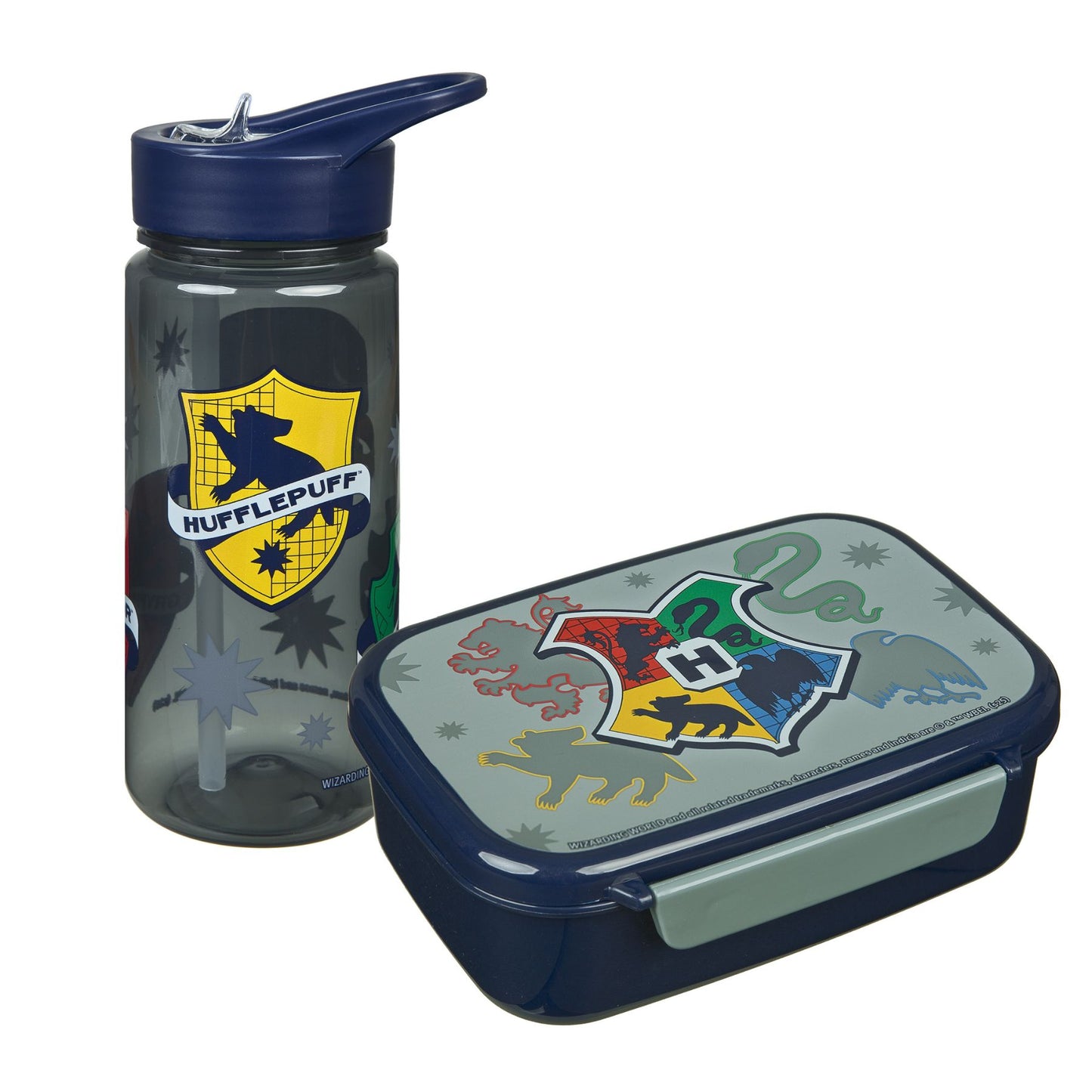 Harry Potter Lunch Set mehrfarbig Verpflegungsset Brotdose Trinkflasche für Schule und Freizeit